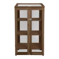 AC-Déco Mini-Gewächshaus aus Holz, Braun – 54 L x 69,4 B x 49,2 H - Thumbnail 1