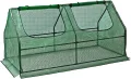Gewächshaus Frühbeet Treibhaus Pflanzhaus Foliengewächshaus 180x90x90 cm grün - Thumbnail 3