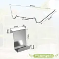 14er Polycarbonat Doppelstegplatte Hohlkammerstegplatten 605x1210x4mm Gesamtfläche 10,25 m² Stegplatte Gewächshausplatte inkl.50 Klammern & 50 Z-Clips - Thumbnail 3