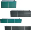 ESTEXO Hochbeet Metall Pflanzbeet Gemüsebeet Stahl Beet Pflanzkasten Blumenbeet Garten Verzinkt Gartenbeet RAL7016 (Anthrazitgrau) 100x40x45 cm - Thumbnail 2