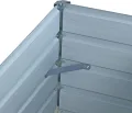 ESTEXO Hochbeet Metall Pflanzbeet Gemüsebeet Stahl Beet Pflanzkasten Blumenbeet Garten Verzinkt Gartenbeet RAL7016 (Anthrazitgrau) 100x40x45 cm - Thumbnail 3