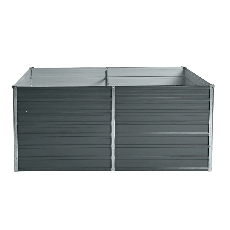 ESTEXO Hochbeet Metall Pflanzbeet Gemüsebeet Stahl Beet Pflanzkasten Blumenbeet Garten Verzinkt Gartenbeet RAL7016 (Anthrazitgrau) 160x80x77 cm – Bild 6