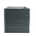 ESTEXO Hochbeet Metall Pflanzbeet Gemüsebeet Stahl Beet Pflanzkasten Blumenbeet Garten Verzinkt Gartenbeet RAL7016 (Anthrazitgrau) 160x80x77 cm - Thumbnail 4