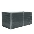 ESTEXO Hochbeet Metall Pflanzbeet Gemüsebeet Stahl Beet Pflanzkasten Blumenbeet Garten Verzinkt Gartenbeet RAL7016 (Anthrazitgrau) 160x80x77 cm - Thumbnail 5