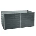 ESTEXO Hochbeet Metall Pflanzbeet Gemüsebeet Stahl Beet Pflanzkasten Blumenbeet Garten Verzinkt Gartenbeet RAL7016 (Anthrazitgrau) 160x80x77 cm - Thumbnail 8