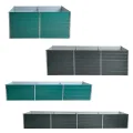 ESTEXO Hochbeet Metall Pflanzbeet Gemüsebeet Stahl Beet Pflanzkasten Blumenbeet Garten Verzinkt Gartenbeet RAL7016 (Anthrazitgrau) 320x80x45 cm - Thumbnail 2
