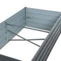 ESTEXO Hochbeet Metall Pflanzbeet Gemüsebeet Stahl Beet Pflanzkasten Blumenbeet Garten Verzinkt Gartenbeet RAL7016 (Anthrazitgrau) 160x80x45 cm - Thumbnail 4