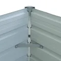 ESTEXO Hochbeet Metall Pflanzbeet Gemüsebeet Stahl Beet Pflanzkasten Blumenbeet Garten Verzinkt Gartenbeet RAL7016 (Anthrazitgrau) 160x80x45 cm - Thumbnail 9