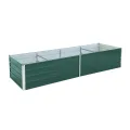 ESTEXO Hochbeet Metall Pflanzbeet Gemüsebeet Stahl Beet Pflanzkasten Blumenbeet Garten Verzinkt Gartenbeet RAL7016 (Anthrazitgrau) 320x80x77 cm - Thumbnail 9