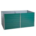 ESTEXO Hochbeet Metall Pflanzbeet Gemüsebeet Stahl Beet Pflanzkasten Blumenbeet Garten Verzinkt Gartenbeet RAL6005 (Moosgrün) 160x80x77 cm - Thumbnail 8