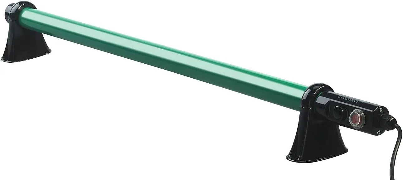 Royal Gardineer Gewächshaus Heizung: Elektrische Stabheizung für Gewächshäuser, 135 Watt, 105 cm, IP44 (Gewächshausheizung elektrisch, Heizung Gewächshaus elektrisch, Heizlüfter) - Bild 1
