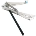 Gewächshaus-Fensteröffner Automatisch. Zubehör für Frühbeete und Gewächshausfenster. Doppelfeder Hubkraft 7kg. Automatischer Fensteröffner für Gewächshäuser. (Schwarz) - Thumbnail 8