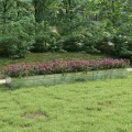 vidaXL Garten Hochbeet Pflanzkasten Pflanzbeet Gemüsebeet Blumenbeet Blumenkasten Frühbeet Gartenbeet Blumenkübel Pflanzkübel 600x80x45cm Verzinkter Stahl Silbern - Thumbnail 2