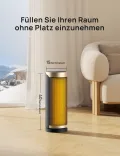 Dreo Heizlüfter Energiesparend, PTC Keramik Heizlüfte Leise, 70° Oszillierend Elektroheizung mit Fernbedienung, 12-Std-Timer, 3 Modus 3 Geschwindigkeit, Überhitzungs-Kippschutz, Solaris Slim H3 - Thumbnail 10