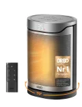 Dreo Heizlüfter Energiesparend Klein, 1500W Heizung Elektrisch mit Thermostat, 70° Oszillierend Elektroheizung, PTC Keramik Heizlüfter Leise, ECO-Modus, 12-Std-Timer, Überhitzungs- & Kippschutz - Thumbnail 9