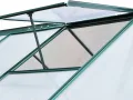 Outsunny Gewächshaus Aluminium Treibhaus mit Dachfenster Tür 190 x 252 x 201 cm Pflanzenhaus mit Fundament begehbares Tomatenhaus Witterungsbeständig Polycarbonat Grün+Transparent - Thumbnail 9