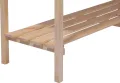 dobar® 58175FSCe breites Hochbeet XL aus Holz |Erhöhtes Gemüsebeet | Kräuterbeet aus Holz | Pflanzkasten für Balkon/Garten/Terrasse | Salatbeet für die Anzucht | 117 x 40 x 78 cm | Natur - Thumbnail 4