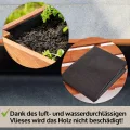 zooprinz Premium Hochbeet – aus massivem Kiefernholz – perfekt für Garten/Terrasse/Balkon – mit Stabiler Ablage und Innenvlies – Zwei Modelle zur Wahl -Hochbeet (Braun lasiert) - Thumbnail 6