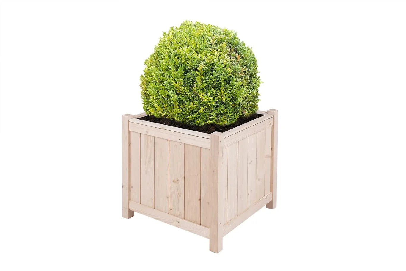 empasa Hochbeet Blumenkasten Kräuterbeet Frühbeet Pflanzkübel Pflanzkasten aus Holz für Garten, Balkon und Terrasse, Ausführung:Bloom L - 45 x 45 x 45 cm - Bild 1