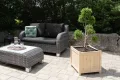 empasa Hochbeet Blumenkasten Kräuterbeet Frühbeet Pflanzkübel Pflanzkasten aus Holz für Garten, Balkon und Terrasse, Ausführung:Bloom L - 45 x 45 x 45 cm - Thumbnail 2