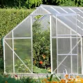 KARAT Verbinder für Hohlkammerplatten, Stegplatten, Doppelstegplatten - H-Profil - 121cm Länge - Verbindungsprofil (Verbinder 4 mm, Transparent) - Thumbnail 6