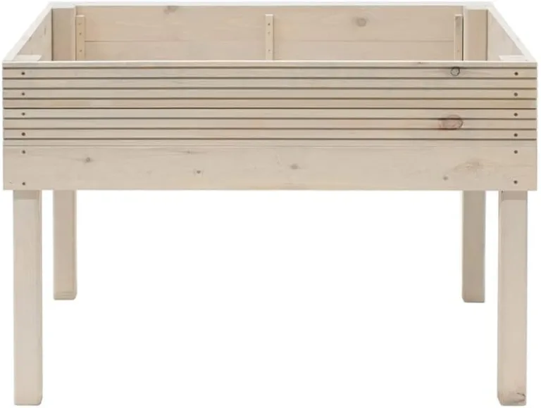 WESTMANN Hochbeet Frieda aus Holz | 75x119x79 cm Hell | Kräuterbeet für Garten & Terrasse | Holzhochbeet zum Bepflanzen | FSC® - Zertifiziert – Bild 6