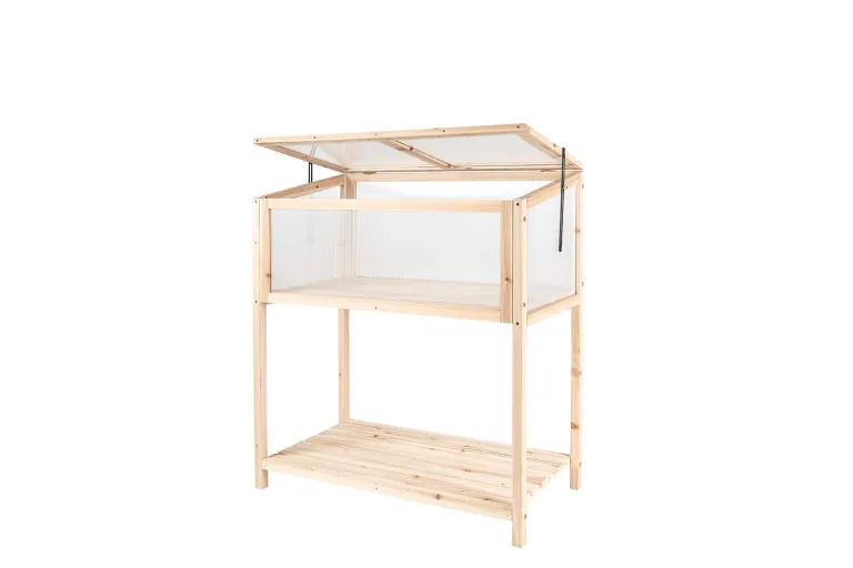 empasa Hochbeet Blumenkasten Kräuterbeet Frühbeet Pflanzkübel Pflanzkasten aus Holz für Garten, Balkon und Terrasse, Ausführung:KUUBI L - 117 x 77 x 78 cm – Bild 8