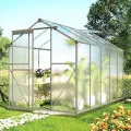 AtHaus® Polycarbonat Hohlkammerstegplatten | Zuschnitt nach Maß | 1500 x 610 mm | 4 mm Stärke | UV-beständig, wetterfest & transparent | Stoßfeste Doppelstegplatte als Gewächshausplatte - Thumbnail 6
