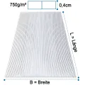AtHaus® Polycarbonat Hohlkammerstegplatten | Zuschnitt nach Maß | 1140 x 590 mm | 4 mm Stärke | UV-beständig, wetterfest & transparent | Stoßfeste Doppelstegplatte als Gewächshausplatte - Thumbnail 2