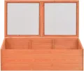 Gewächshaus, Wintergarten Bausatz, Tomatenhaus, Treibhaus, Garten, Greenhouse, Gartengewächshäuser, Anlehngewächshaus, Holz 100x50x34 cm - Thumbnail 5