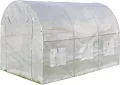 ESTEXO Ersatz Folie für Foliengewächshaus Gewächshaus Tomatengewächshaus Treibhaus Frühbeet Folienzelt 300x200x200 cm - Thumbnail 1