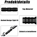30 Stücke Schlauchverbinder Bewässerung,Bewässerung Anschluss Kit,Tropfschlauch Verbinder,PE Schlauchverbinder 16mm,T-Stück Schlauchverbinder,Schlauch Eckverbinder - Thumbnail 4