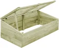 Mogou Gewächshaus, Wintergarten Bausatz, Tomatenhaus, Treibhaus, Garten, Greenhouse, Gartengewächshäuser, Anlehngewächshaus, Imprägniertes Kiefernholz 100 x 50 x 35 cm - Thumbnail 5