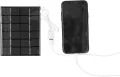 Lüfter mit Solarpanel-Antrieb, 6V 2W Tragbarer Mini-Solarventilator, USB-Solar-Abluftventilator, Outdoor Camping Wohnwagen Yacht Gewächshaus Hundehütte Hühnerstall Ventilator, Auto-Belüftungssystem - Thumbnail 8