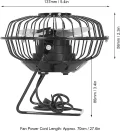Lüfter mit Solarpanel-Antrieb, 6V 2W Tragbarer Mini-Solarventilator, USB-Solar-Abluftventilator, Outdoor Camping Wohnwagen Yacht Gewächshaus Hundehütte Hühnerstall Ventilator, Auto-Belüftungssystem - Thumbnail 2