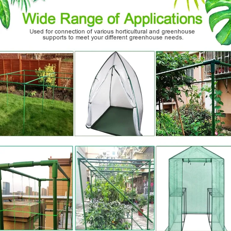 20 STK Verbindungsstücke für Gewächshaus Rahmen, Eckverbinder für Gartenrahmen, für Garten Rahmen Regale (3 4 5 Wege, 16mm ) – Bild 5