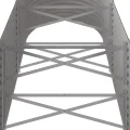 vidaXL Hochbeet, Wetterfestes Hochbeet für Garten Balkon Terrasse, Kräuterhochbeet zum Selber Bauen, Pflanzkasten aus Metall, Verzinkter Stahl Grau - Thumbnail 5
