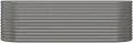 vidaXL Hochbeet, Wetterfestes Hochbeet für Garten Balkon Terrasse, Kräuterhochbeet zum Selber Bauen, Pflanzkasten aus Metall, Verzinkter Stahl Grau - Thumbnail 6