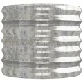 vidaXL Hochbeet, Wetterfestes Hochbeet für Garten Balkon Terrasse, Kräuterhochbeet zum Selber Bauen, Pflanzkasten aus Metall, Verzinkter Stahl Silbern - Thumbnail 6