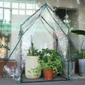 Gardzen Mini-Gewächshaus, robust, tragbar, transparentes Zelt, kleines Gewächshaus für Innen- und Außenbereich, 91,9 cm (L) x 91,9 cm (B) x 150 cm (H) - Thumbnail 6