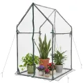 Gardzen Mini-Gewächshaus, robust, tragbar, transparentes Zelt, kleines Gewächshaus für Innen- und Außenbereich, 91,9 cm (L) x 91,9 cm (B) x 150 cm (H) - Thumbnail 8