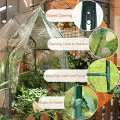 Gardzen Mini-Gewächshaus, robust, tragbar, transparentes Zelt, kleines Gewächshaus für Innen- und Außenbereich, 91,9 cm (L) x 91,9 cm (B) x 150 cm (H) - Thumbnail 10