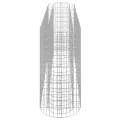 vidaXL Gabionen Hochbeet Steinkorb Pflanzkorb Gabionenkorb Pflanzkasten Pflanzkübel Pflanzbeet Garten Verzinktes Eisen 260x50x100 cm - Thumbnail 6