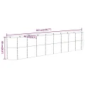vidaXL Hochbeet, Wetterfestes Hochbeet für Garten Balkon Terrasse, Kräuterhochbeet zum Selber Bauen, Pflanzkasten aus Metall, Verzinkter Stahl Anthrazit - Thumbnail 3