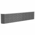 vidaXL Hochbeet, Wetterfestes Hochbeet für Garten Balkon Terrasse, Kräuterhochbeet zum Selber Bauen, Pflanzkasten aus Metall, Pulverbeschichteter Stahl Grün - Thumbnail 9