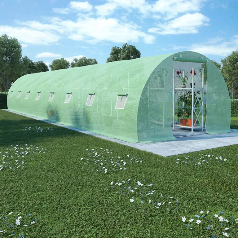 INLIFE Gewächshaus 36 m² 1200×300×200 cm – Bild 1