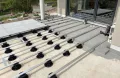 Gartenwelt Riegelsberger Premium Aluminium Montagesystem-Set für Keramik-, Stein-, Betonplatten Komplett-Set Made in Germany Plattenformat 60x60 cm Terrassenfläche 6x6 m | 36 m² Aufbauhöhe 89-119 mm - Thumbnail 4