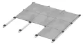 Gartenwelt Riegelsberger Premium Aluminium Montagesystem-Set für Keramik-, Stein-, Betonplatten Komplett-Set Made in Germany Plattenformat 60x60 cm Terrassenfläche 6x6 m | 36 m² Aufbauhöhe 89-119 mm - Thumbnail 7