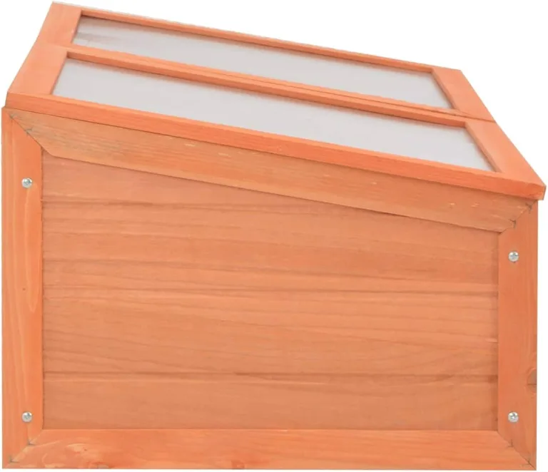 Gewächshaus, Wintergarten Bausatz, Tomatenhaus, Treibhaus, Garten, Greenhouse, Gartengewächshäuser, Anlehngewächshaus, Holz 100x50x34 cm – Bild 6