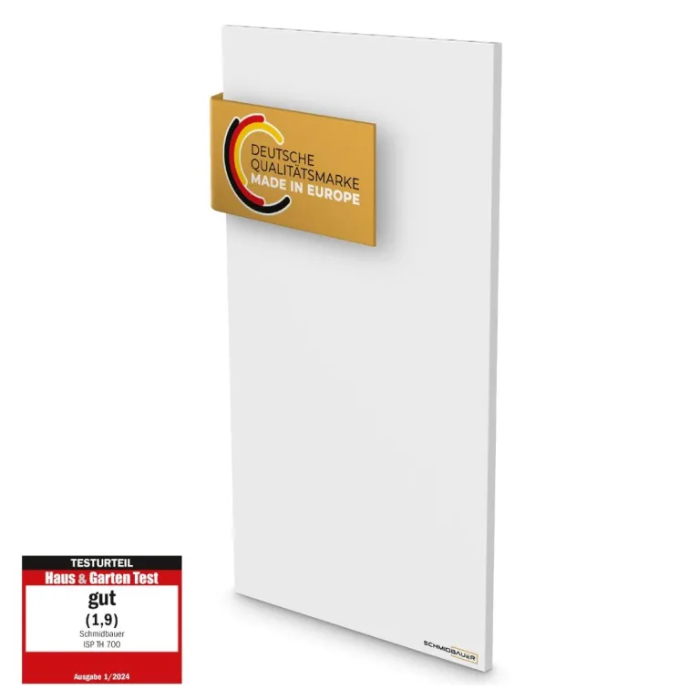 SCHMIDBAUER® Hybrid Pro Hybrid NEU 600 Watt - das Beste aus beiden Heiztechniken - Infrarottechnik mit Raumluft-Konvektion - integr. Thermostat – Bild 9